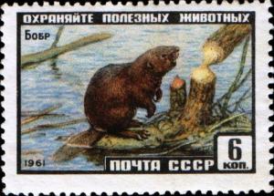 Colnect-3996-029-Eurasian-Beaver-Castor-fiber.jpg