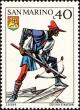 Colnect-1685-974-Crossbowman-Borgo-Maggiore-Castle.jpg