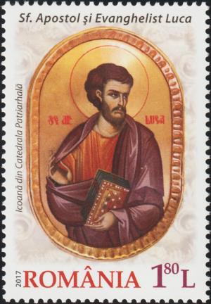 Colnect-5872-401-Icon-of-the-Apostle-Luke-the-Evangelist.jpg