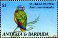 Colnect-1833-929-St-Lucia-Parrot-Amazona-versicolor-.jpg