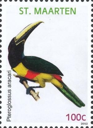 Colnect-2624-031-Black-necked-Ara%C3%A7ari-Pteroglossus-aracari.jpg