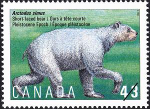 Colnect-594-992-Short-faced-Bear-Arctodus-simus-Pleistocene-Epoch.jpg