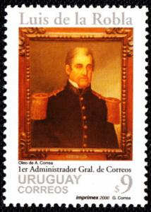 Colnect-1346-189-Luis-de-la-Robla-First-Postmaster.jpg