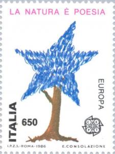 Colnect-176-513-Europa--Star-shaped-tree.jpg