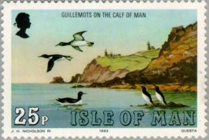 Colnect-124-514-Common-Murre-Uria-aalge-Calf-of-Man-Lighthouse.jpg