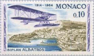 Colnect-147-958-Plane--quot-Albatros-quot--over-Monte-Carlo.jpg