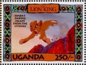 Colnect-1713-457-Simba-escaping-hyenas.jpg