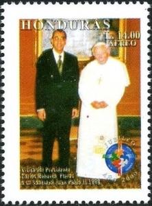 Colnect-5013-085-President-Carlos-Roberto-Flores-with-Pope-John-Paul-II.jpg