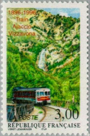 Colnect-146-416-Railway-Ajaccio---Vizzanova-1896-1996.jpg