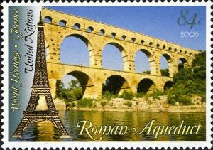 Colnect-886-864-France---Roman-Aqueduct.jpg