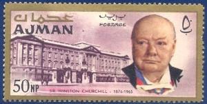 Colnect-2273-459-Winston-Spencer-Churchill-and-Buckingham-Palace.jpg