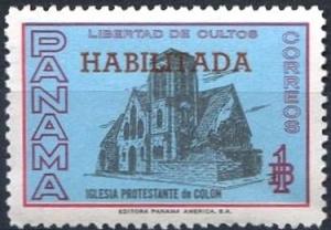 Colnect-2622-206-Protestant-Church-of-Colon-overprinted.jpg