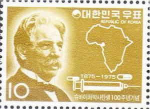 Colnect-2737-688-Dr-Albert-Schweitzer-and-Map-of-Africa.jpg