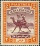 Colnect-1870-608-Postman-with-Dromedary-Camelus-dromedarius.jpg