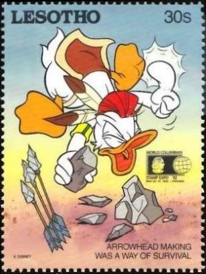 Colnect-1732-017-Donald-Duck-making-arrowheads.jpg