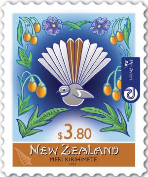 Colnect-19228-185-Kiwi-Bird-Rhipidura-fuliginosa---Booklet-Issue.jpg