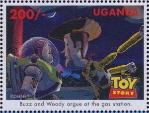 Colnect-1713-520-Buzz-Woody-argue-at-gas-station.jpg