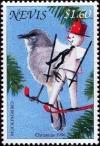 Colnect-3544-804-Mockingbird-with-snowman-decoration.jpg