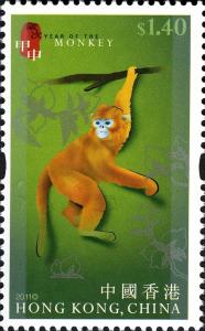 Colnect-1824-070-Golden-Snub-nosed-Monkey-Rhinopithecus-roxellana.jpg