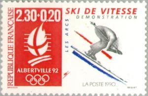 Colnect-145-999-Olympic-Games-Speed-%E2%80%8B%E2%80%8Bskiing---demo---Les-Arcs.jpg