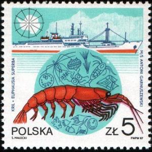 Colnect-1965-839-Antarctic-Krill-and--quot-Antoni-Garnuszewski-quot-.jpg