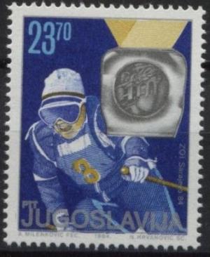 Colnect-769-825-Jure-Franko-Silver-Medal-in-Winter-Olympicsin-Sarajevo.jpg