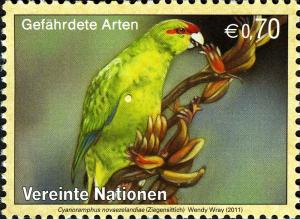 Colnect-2043-162-Red-fronted-Parakeet-Cyanoramphus-novaezelandiae-.jpg