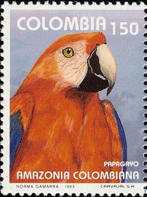 Colnect-2894-185-Red-and-green-Macaw-Ara-chloroptera.jpg