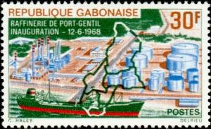 Colnect-2523-726-Port-Gentil-Refinary-Opening.jpg