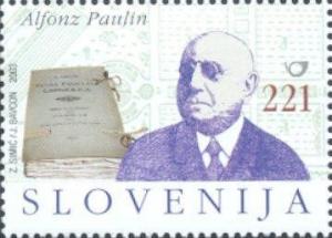 Colnect-703-169----Prominent-Slovenes---Alfonz-Paulin-1853---1942.jpg