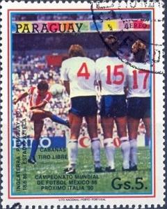 Colnect-2327-053-Scenes-from-the-games-of-the-Paraguayan-national-team.jpg