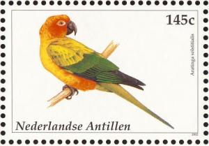 Colnect-965-455-Sun-Parakeet%C2%A0Aratinga-solstitialis.jpg