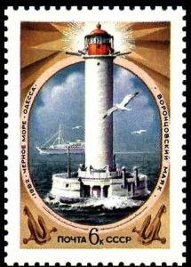 Colnect-943-766-Lighthouse-Vorontsov-Odessa-1955.jpg