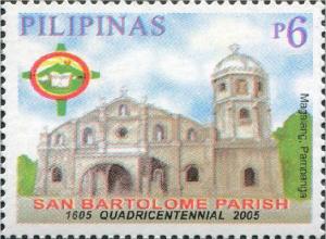 Colnect-2889-225-San-Bartolome-Parish---Fourth-Centennial.jpg