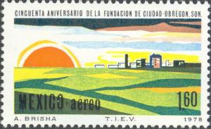 Colnect-2953-613-50th-Anniversary-of-the-Foundation-for-Ciudad-Obreg%C3%B3n-Sonor.jpg