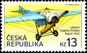 Colnect-3781-880-Eugen-%C4%8Cih-aacute-k-rsquo-s-airplane-Rapid-1912.jpg