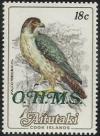 Colnect-3873-081-Peregrine-Falcon-Falco-peregrinus-overprinted-OHMS.jpg