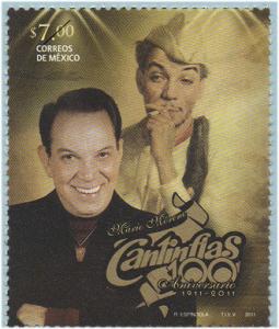 Colnect-955-074-Mario-Moreno--quot-cantiflas-quot--100-Anniversary-1911-2011-i.jpg