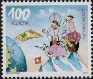 Colnect-4293-378-Postcard-flies-to-Swiss-mountains.jpg