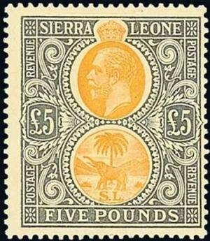 Colnect-5929-131-King-Georg-V-and-African-Elephant-Loxodonta-africana.jpg