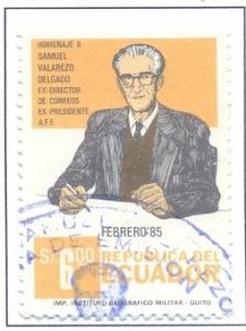 Colnect-2547-287-Valarezo-S-Delgado-postmaster-and-naturalist.jpg