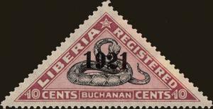 Colnect-5653-362-Gaboon-Viper-Bitis-gabonica-Buchanan---Overprint-1921.jpg