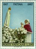 Colnect-150-930-Pope-Paul-VI-praying-before-Virgin-s-statue-at-Fatima.jpg