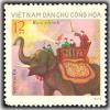 Colnect-1623-695-Asian-Elephant-Elephas-maximus-with-Saddle-at-a-Parade.jpg