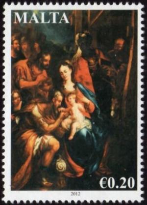 Colnect-5248-924--The-Adoration-of-the-Magi--German-follower-of-Rubens.jpg