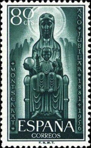 Colnect-577-682-Anniversary-of-the--Black-Virgin--of-Montserrat.jpg