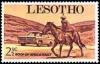 Colnect-745-189-Mosotho-Horseman-and-Car.jpg