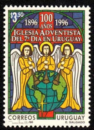 Colnect-2691-573-Adventist-Church-in-Uruguay-centenary.jpg