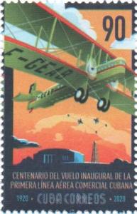 Colnect-7459-903-First-Commercial-Flight-in-Cuba-Centenary.jpg