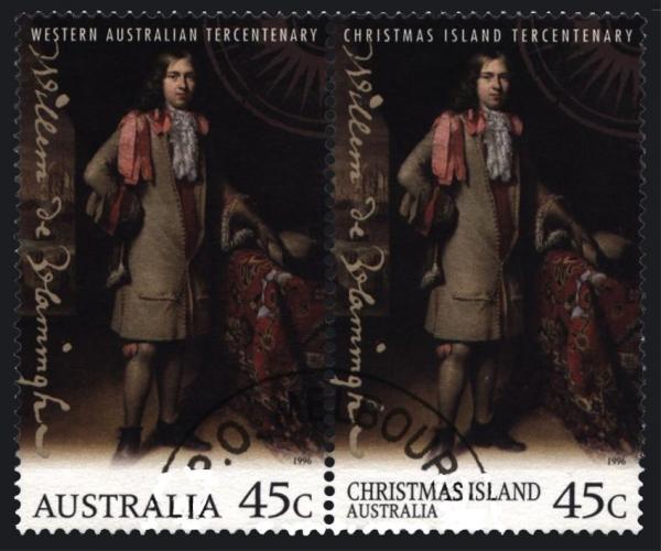 Colnect-1473-308-W-de-Vlamingh-joint-issue-with-Christmas-Islands.jpg